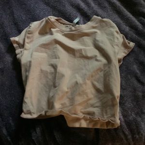 light pink crop top